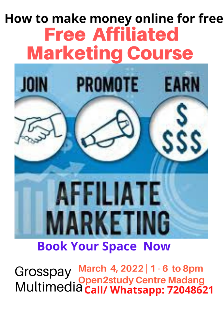Affiliated Marketing Course
