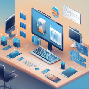 Virtualization And Remote Desktop Services Illustration For Desktop As A Service With Ai (1)